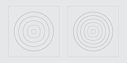 Vector set of Y2K. Trendy geometric postmodern figures. Elements for graphic decoration. Isolated on black background. Vector illustration