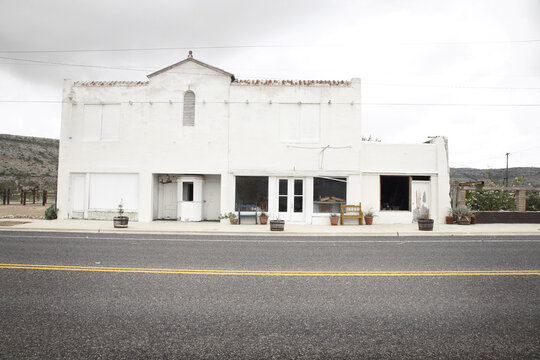 Building, Sanderson, Terrell County, Texas, USA