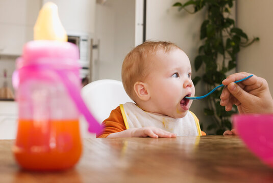 Parent Feeding Baby