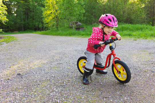 Young Girl on Bicycle, Sweden