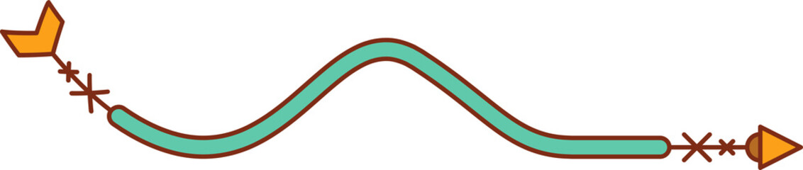 decorative arrow illustration