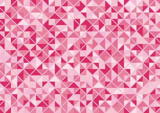 Modern random abstact pink triangle background