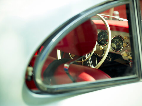 Close-up of Vintage Porsche