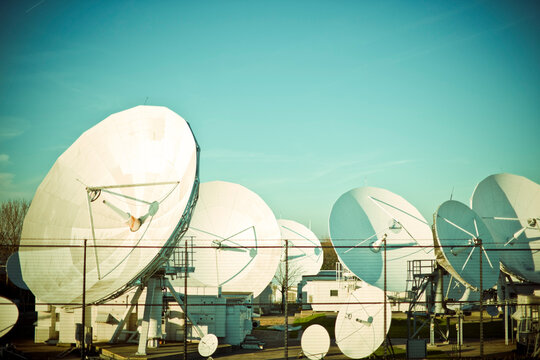 Ground Station, North Woolwich, London Borough of Newham, London, England