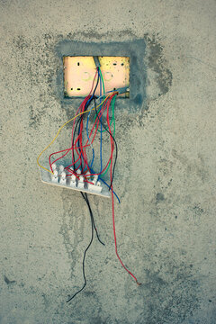 Wires Hanging out of Wall in New Home