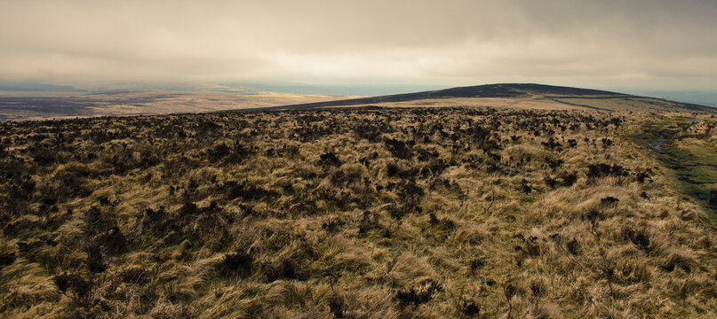 View of Dartmoor From Rippon Tor, Widecombe in the Moor, Devon, England