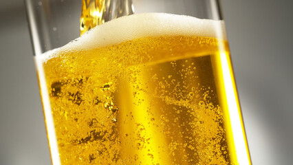 engine oil in glass.