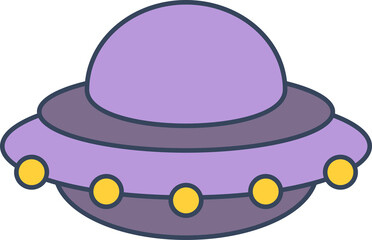 ufo icon illustration
