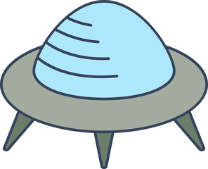 ufo icon illustration