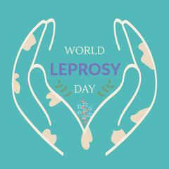Vector Illustration for World Leprosy day