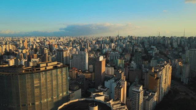 drone aerial shots  buildings sao paulo city sunset center city  constructions  aerialshot big sun
brazil jungle of rock rooftop infinit pool paulista avenue