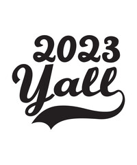 Happy new year 2023 t-shirt SVG design Ai File 