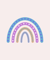 Fototapeta premium background with a rainbow