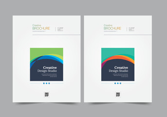 Brochure or template, annual report cover design background EPS 10