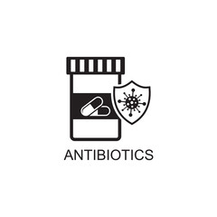antibiotics icon , medical icon vector