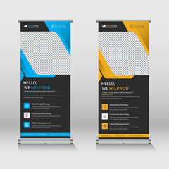 Business Rollup Banner, Corporate Rollup Banner

