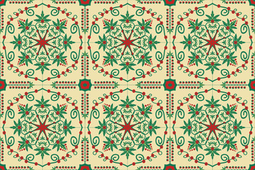 Moroccan seamless border pattern traditional islamic design,mosque decorative elements. Designed for tile, background, wallpaper, clothing, wrapping, fabric, Batik, embroidery style.