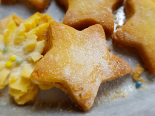 christmas cookies on a plate