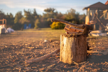 Steel axe