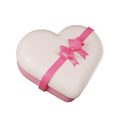 Heart shaped gift box, Valentine's Day