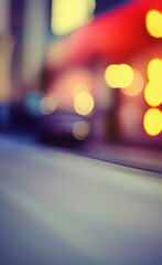 Obraz na płótnie Canvas traffic light blur