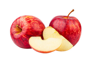 red apple isolated on transparent png