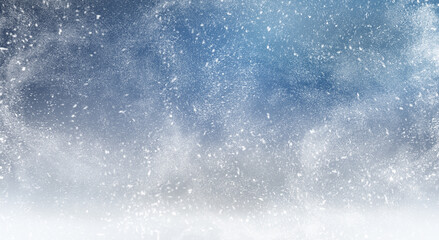 winter snow, snowfall and snowdrifts empty background - obrazy, fototapety, plakaty