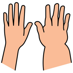 swollen filled outline icon