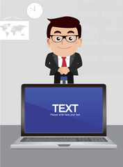 Job interview concept