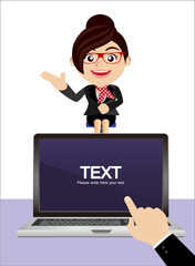 Job interview concept