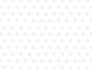 桜ドット背景：桜色
