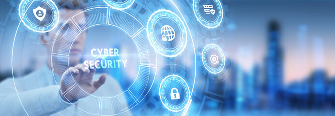 Cyber security data protection business technology privacy concept.