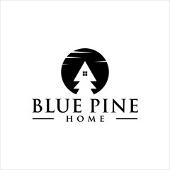 cabin logo design home house rent