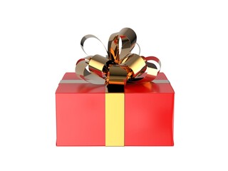 Blank Square Handmade Explosion Gift Box Template, 3d render illustration.