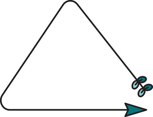 decorative arrow illustration