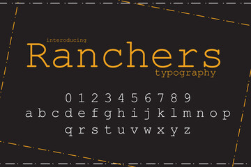 Elegant alphabet letters font and number. Classic Copper Lettering Minimal Fashion Designs.