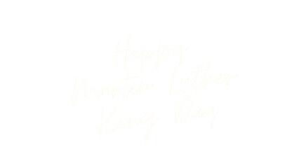 Martin Luther King Day wish image with green background transparent image