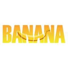 banana font vector