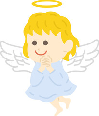 天使の女の子のイラスト