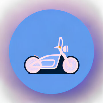 Motocycle Icon1, Generative AI Technology