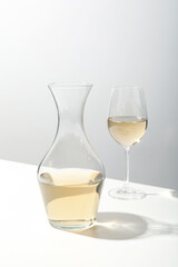 Concept of tasty and delicious alcohol drink, wine