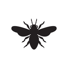 Bee or honeycomb logo,icon illustration design vector