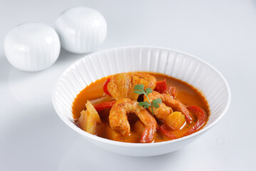 Thai Pineapple Curry with Shrimp