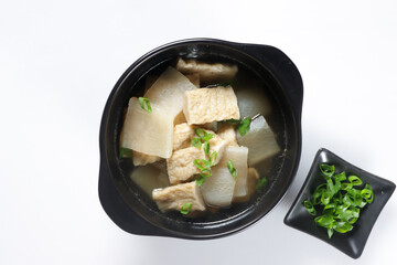 Eomuk Guk is Korean Fish Cake Soup.