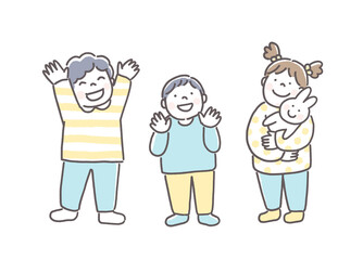 笑顔の子供たち