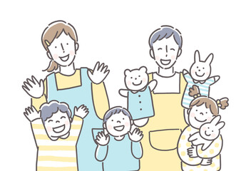 Á¨ëÈ°î„ÅßÊ•Ω„Åó„ÇÄÂúíÂÖê„Å®‰øùËÇ≤Â£´