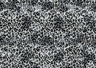 abstract animal skin seamless pattern vector	