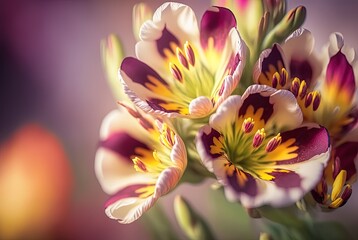 illustration of spring flower background