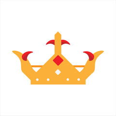 Cute Cartoon Crown Illustration