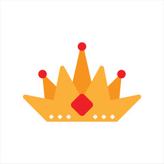Cute Cartoon Crown Illustration